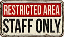 STAFF ONLY