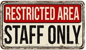 STAFF ONLY